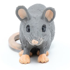 Figurine souris grise