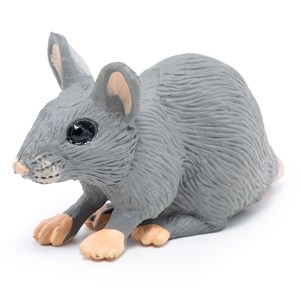 Figurine souris grise