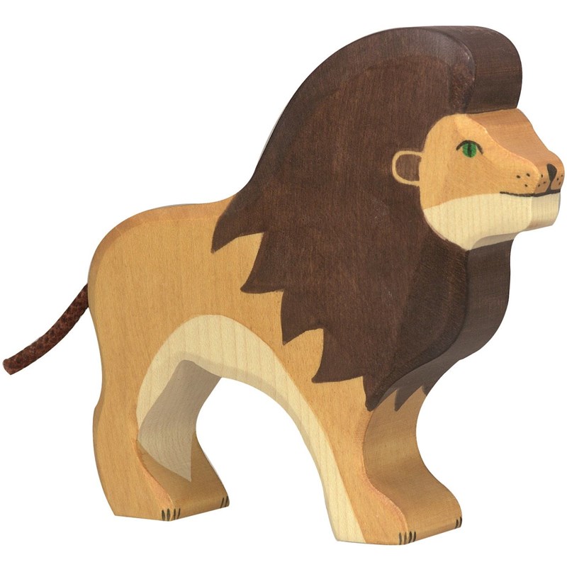 Holztiger - Figurine lion