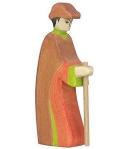 Figurine crèche de noël - berger avec