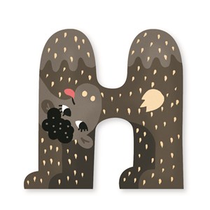 Lettre h michelle carlslund