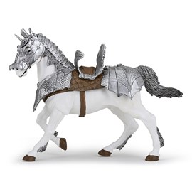 Figurine cheval en armure
