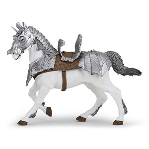Figurine cheval en armure