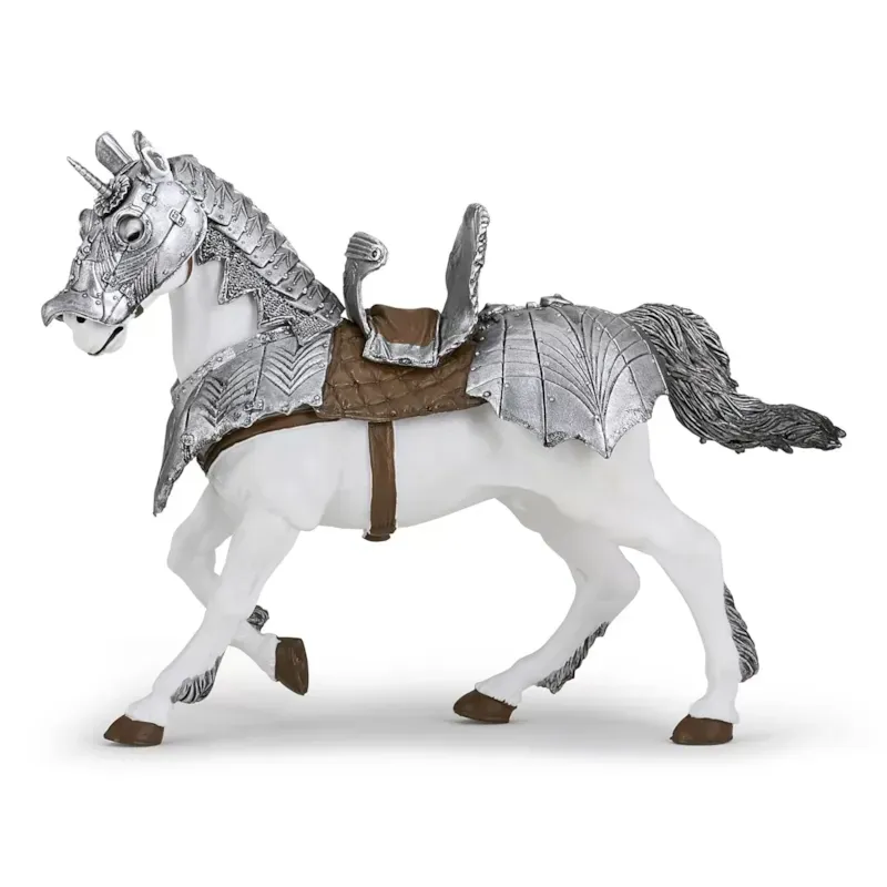 Figurine cheval en armure