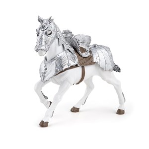 Figurine cheval en armure