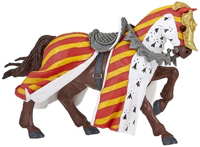 Figurine cheval de tournoi