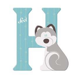 Lettre h - husky