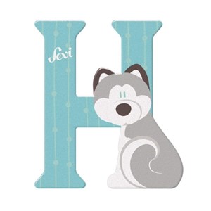 Lettre h - husky