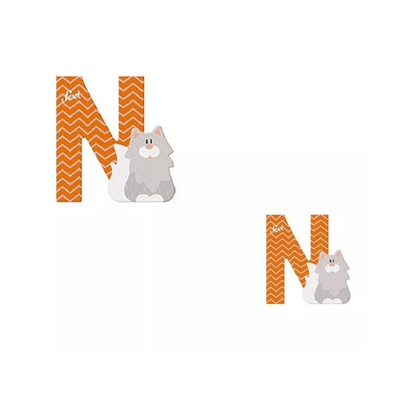 Lettre n - chat norvégien