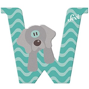 Lettre w - weimaraner