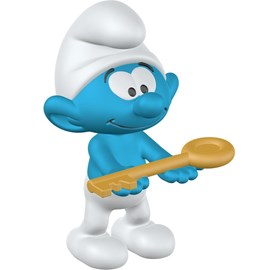 Figurine schtroumpf avec clé
