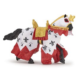 Figurine cheval du roi arthur