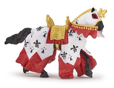 Figurine cheval du roi arthur