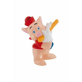 Figurine 3 petits cochons le flutiste