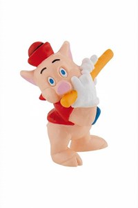 Figurine 3 petits cochons le flutiste