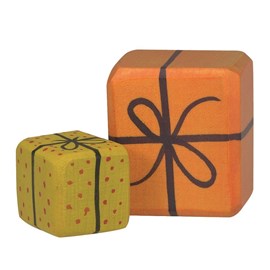 2 paquets cadeaux pour figurine