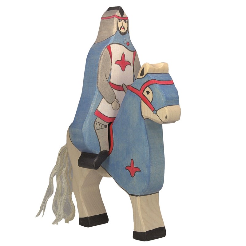 Figurine chevalier bleu