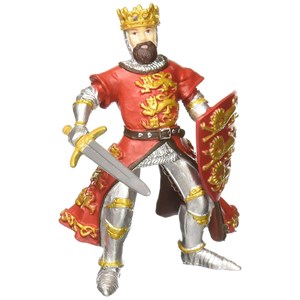Figurine roi richard rouge