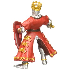 Figurine roi richard rouge