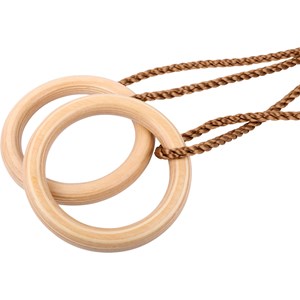 Anneaux de gymnastique en bois