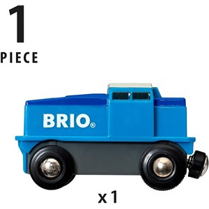 Locomotive de fret bleue à pile
