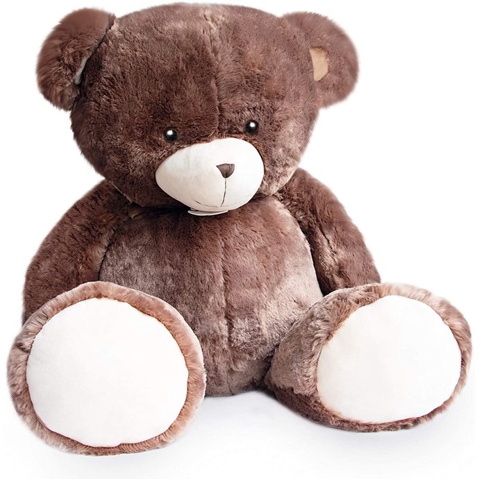 Peluche ours bellydou marron 110 cm | Nature & D?�couvertes