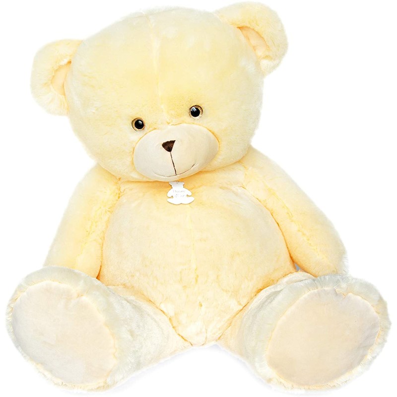 Peluche ours bellydou crème 110cm