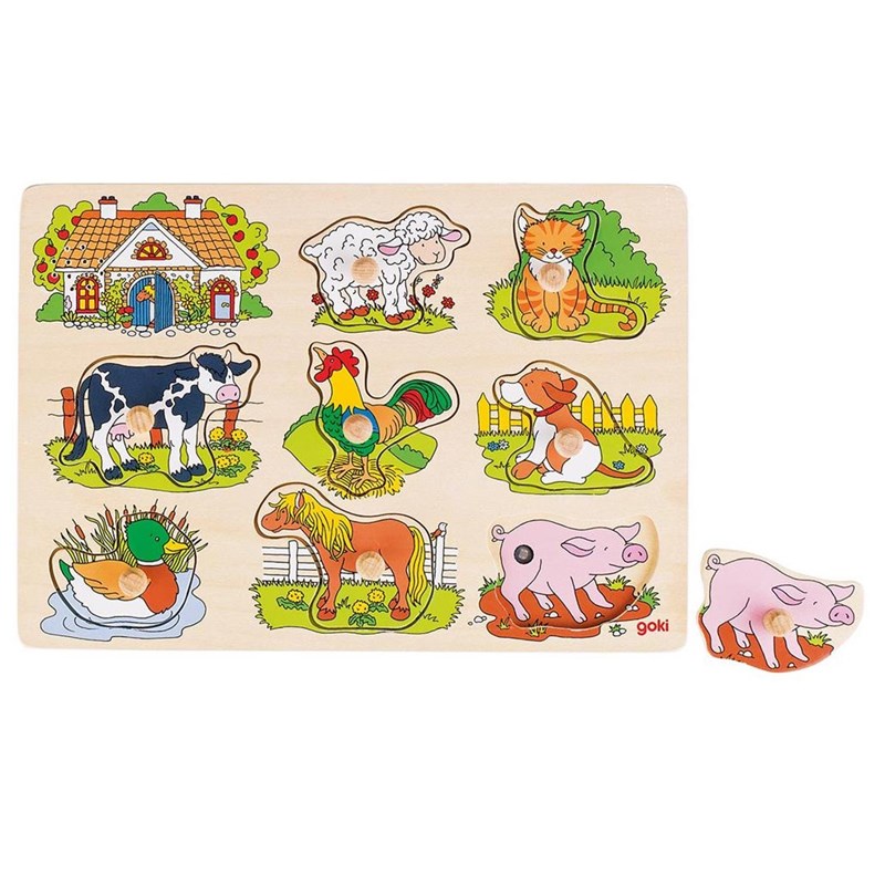 Puzzle sonore animaux de la ferme