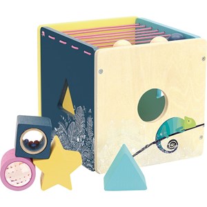 Boite à formes d'éveil sous la canopé