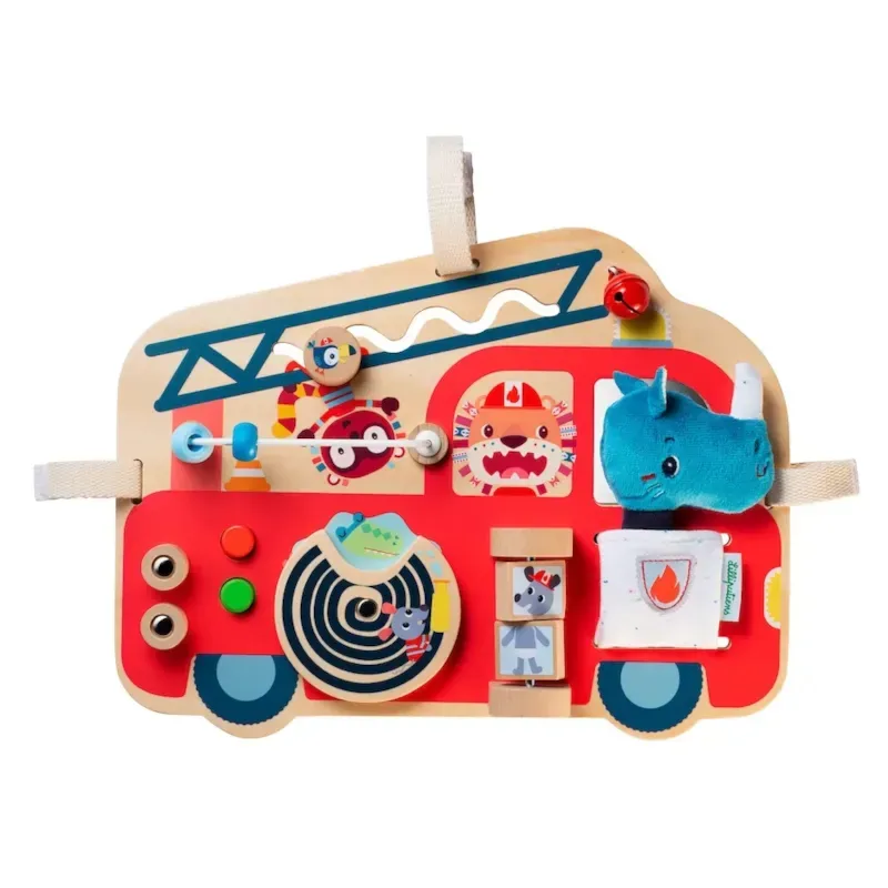 Panneau d'activités camion de pompier