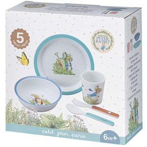 Coffret 5 pièces pierre lapin bleu