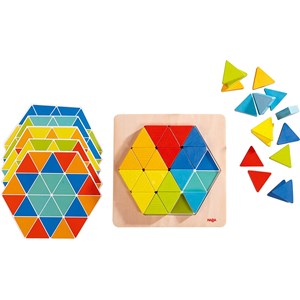 Jeu d’assemblage triangles magiques