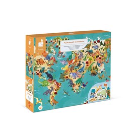 Puzzle éducatif dinosaures 200 pcs