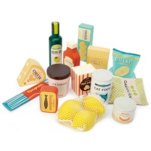 Set d'épicerie de supermarché