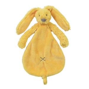 Doudou lapin richie jaune 25 cm