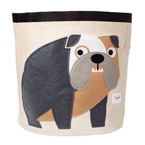 Sac à jouets bulldog