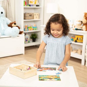 Ensemble puzzles dinosaures 12 pièces