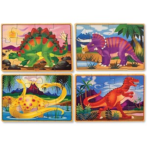 Ensemble puzzles dinosaures 12 pièces