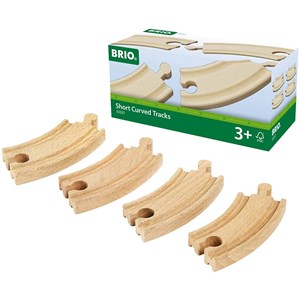 Petits rails courbes 90 mm