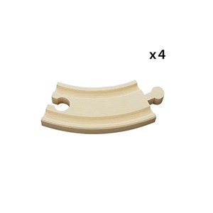 Petits rails courbes 90 mm