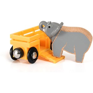 Wagon transporteur d'éléphant