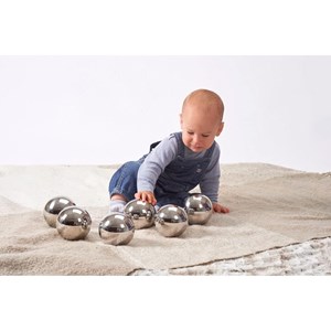 Balles mystères réfléchissantes argen