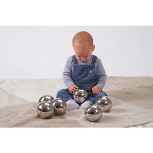 Balles mystères réfléchissantes argen