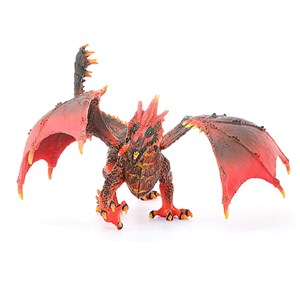 Figurine dragon de lave