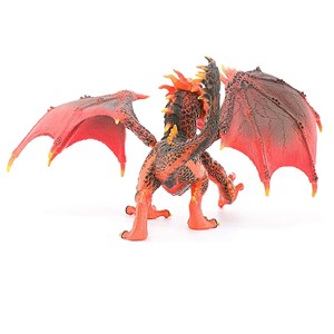 Figurine dragon de lave