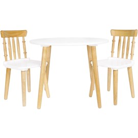 Table et chaises en bois