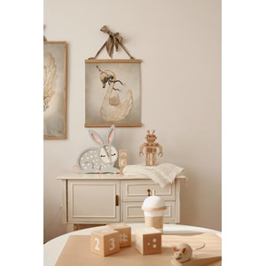 Lampe veilleuse lapin gris clair