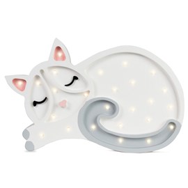 Lampe veilleuse chat blanc