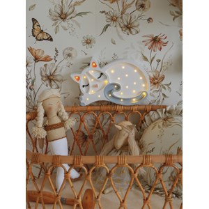 Lampe veilleuse chat blanc