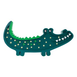 Lampe veilleuse crocodile vert